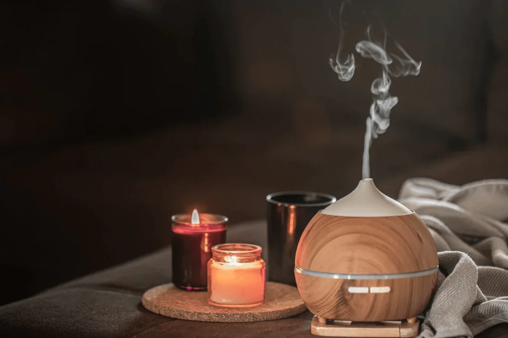 Aromatherapy for body health used in massage
