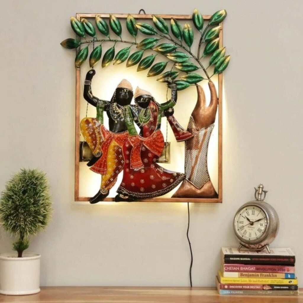 Radha Krishna Wall Art Frame