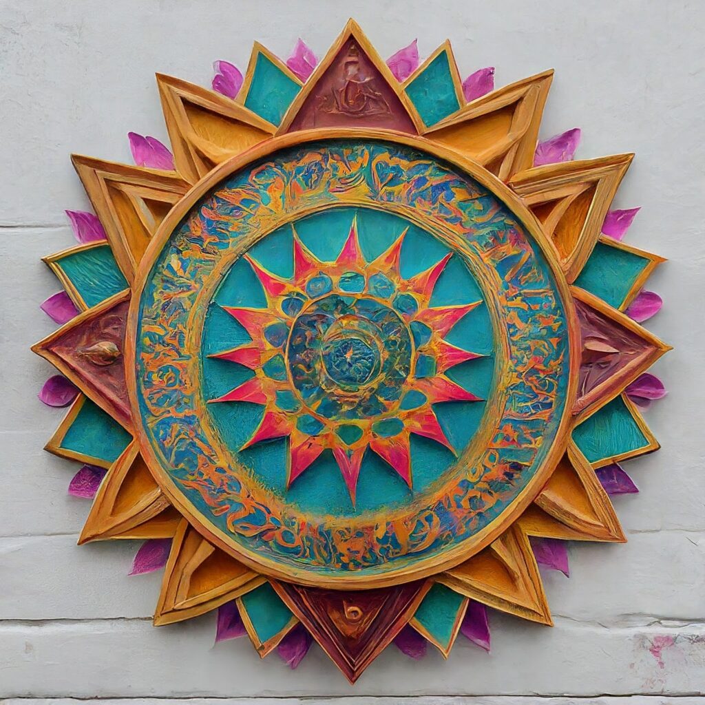 Indian Mandala art