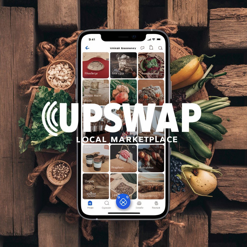 UpSwap local marketplace app - Shop for unique products, connect with your community, and support local businesses