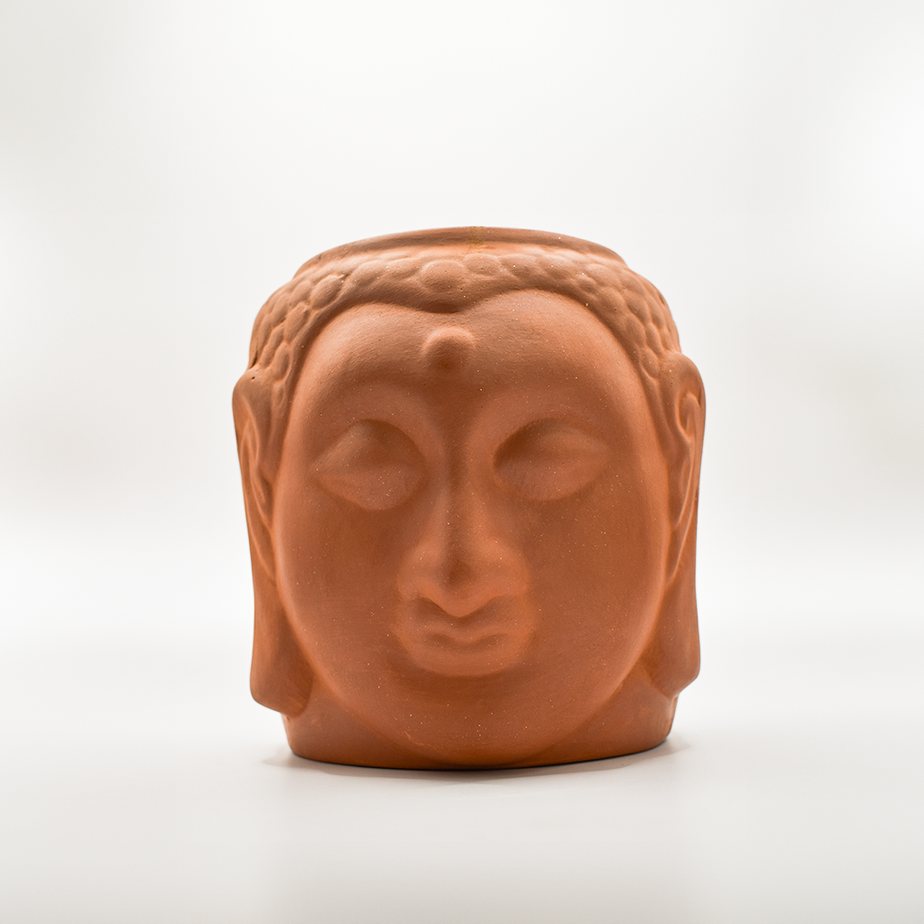 Buddha Face Pot